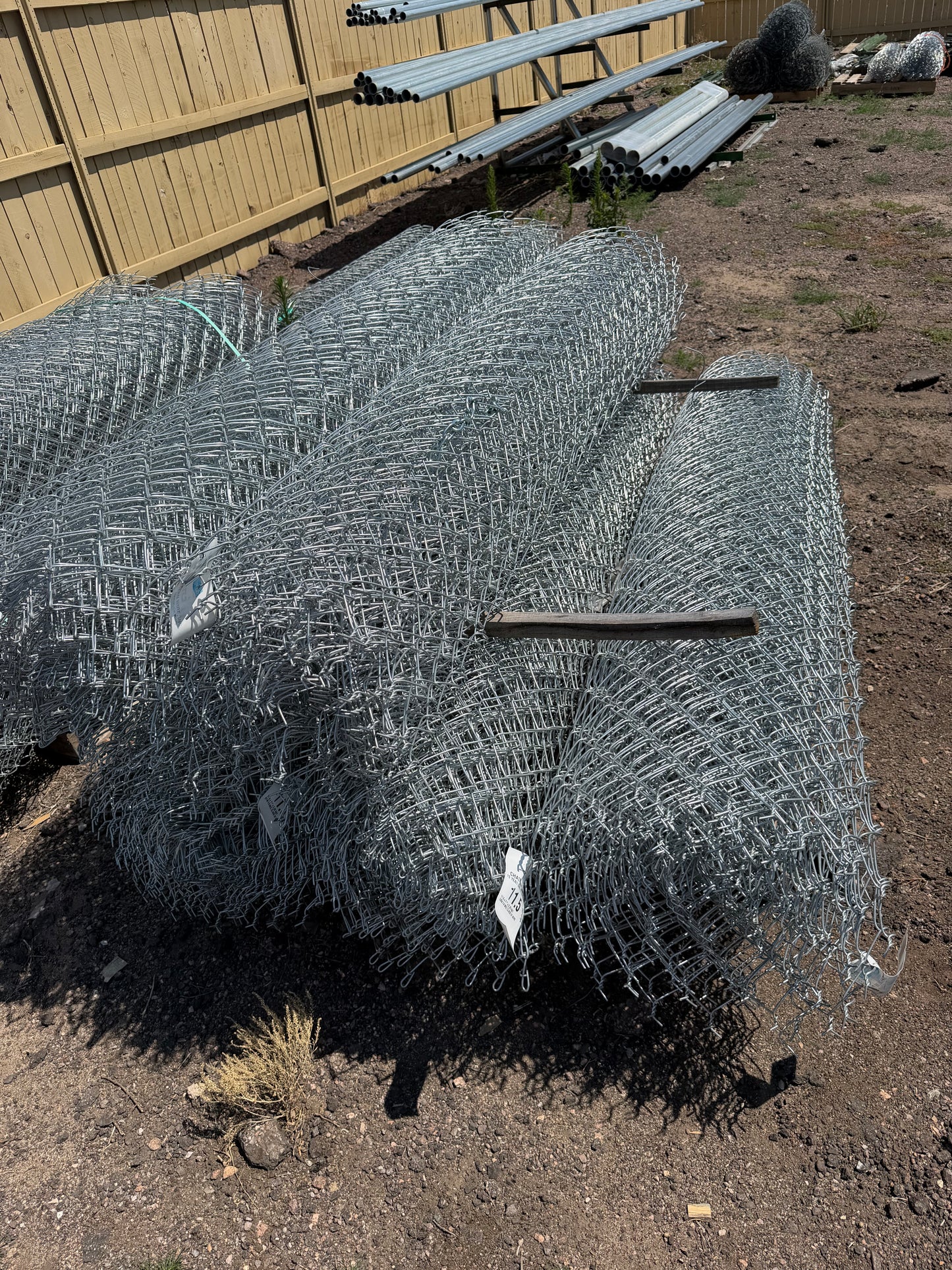 6ft Chainlink 11.5 Gauge knuckle & twist Per Ft pricing